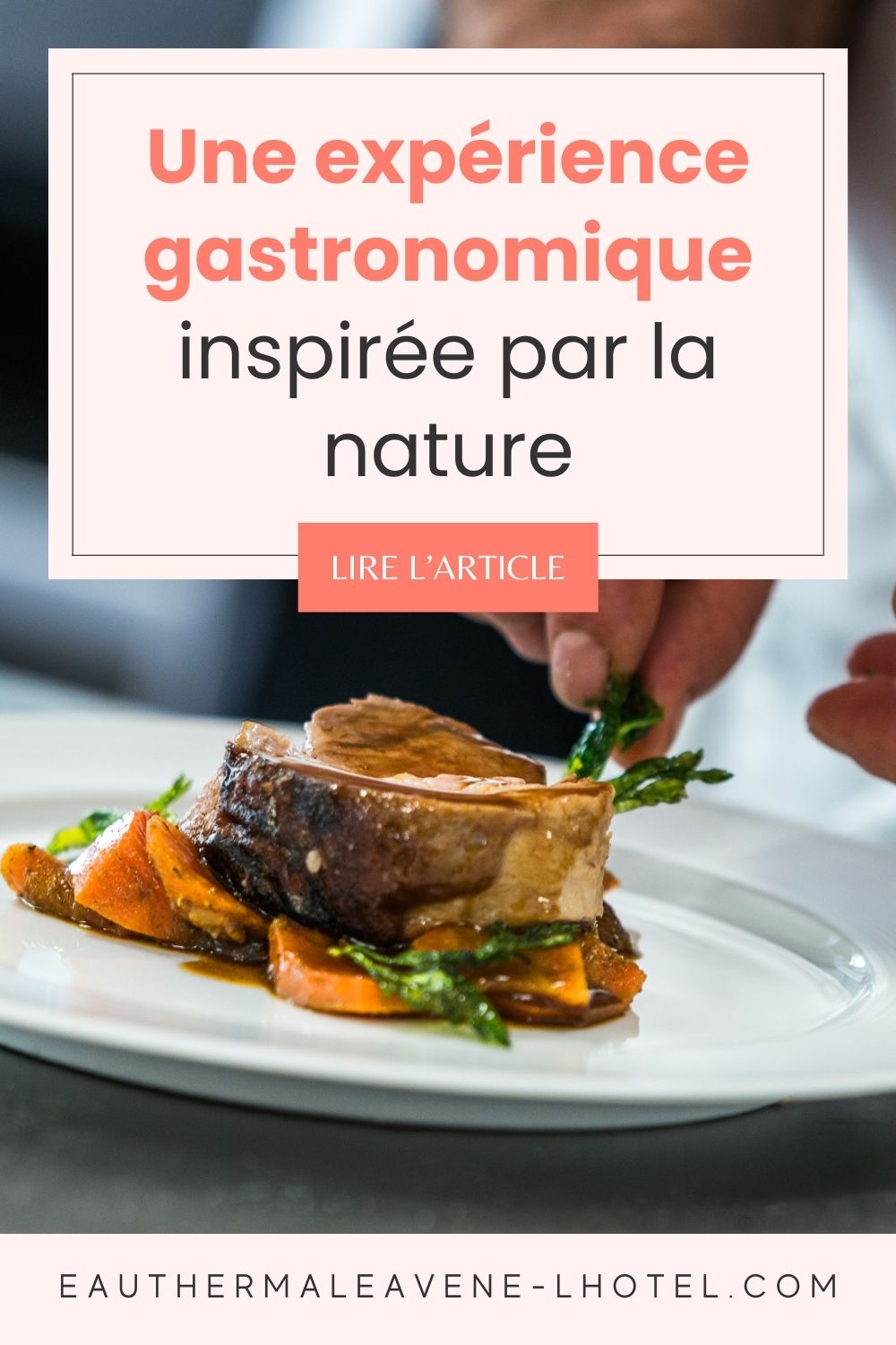 Une expérience gastronomique inspirée par la nature au restaurant d'Eau Thermale Avène l'hôtel